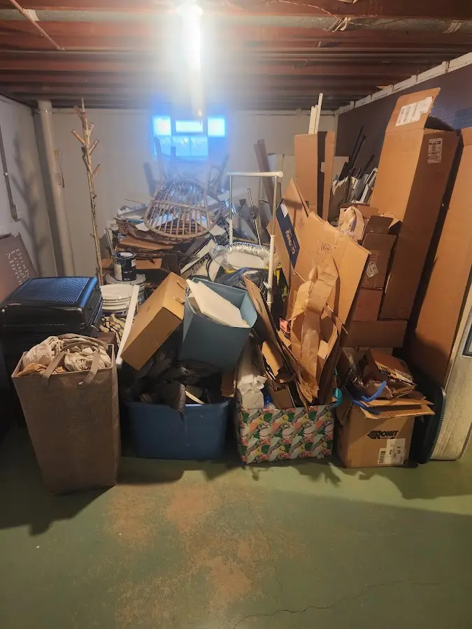 Roll-off dumpster container at job site for Concrete Dumpster Rental in La Crescenta-Montrose